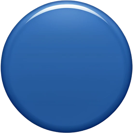 navy blue circle emoji, i want to use it for a message emoji