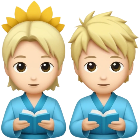  luminária japonesas roxas e ciano emoji