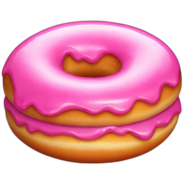 pink donut emoji
