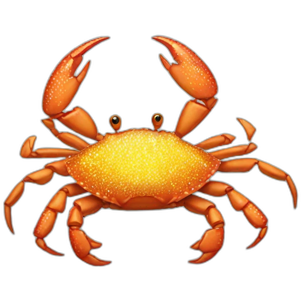 sparkles-crab emoji