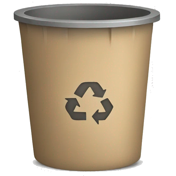 trash circle emoji