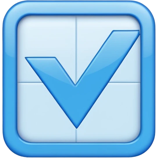 🔵☑️ ادمج لي هذان على شكل علامة توثيق emoji