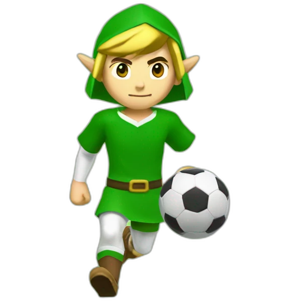 Link zelda footballer emoji