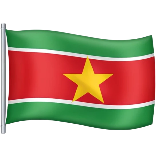 Fait le drapeau du suriname emoji