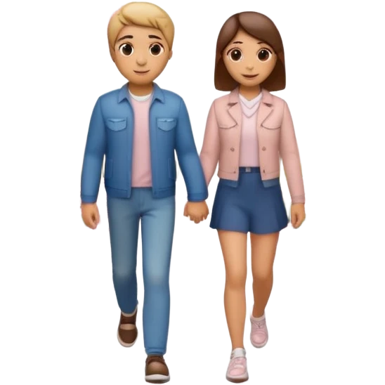 3D emoji-style of two roads merging into one 💞, with cherry blossoms 🌸, floating hearts 💕, soft sunset sky 🌅, and a couple walking hand-in-hand 👩‍❤️‍👨. Romantic and aesthetic vibe emoji