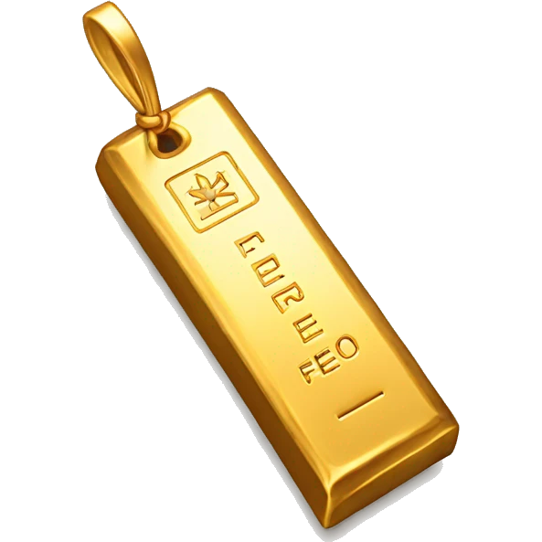 gold bar with a tag that says "FREE" emoji