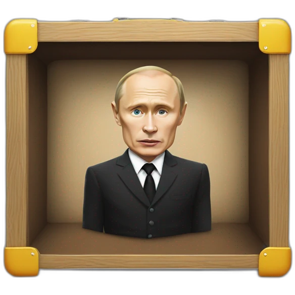 halloween corpse vladimir putin in coffin suitcase wheelchair meat cube emoji
