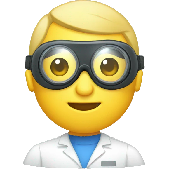 goggles for laboratory emoji