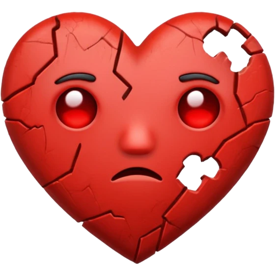 قلب ناراحت emoji