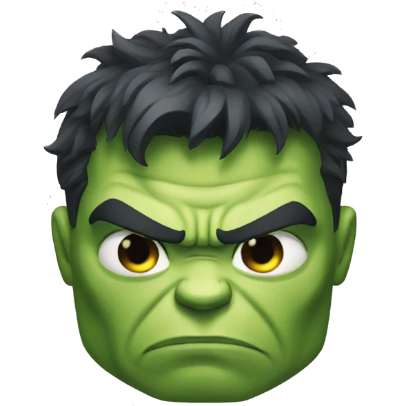 Hulk triste  emoji