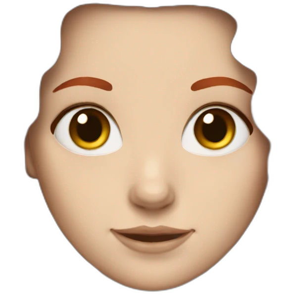 White girl with red hair emoji