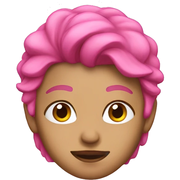 Pink  emoji