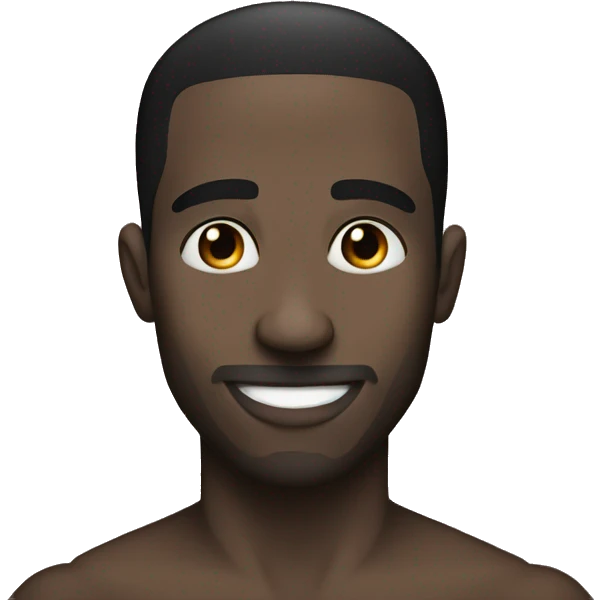 Black man says i love hicham emoji