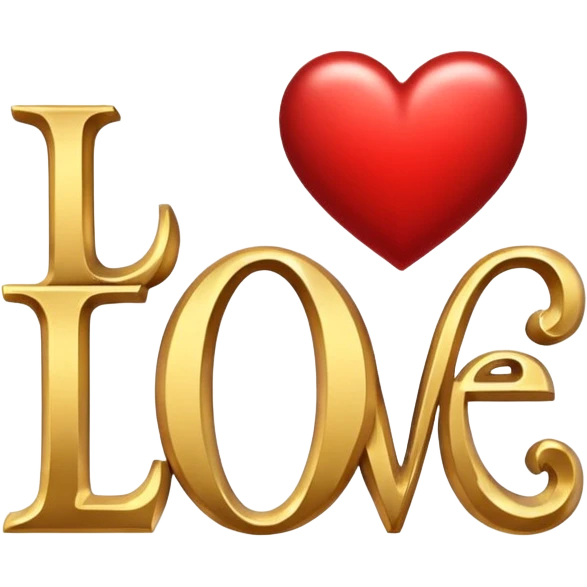Inscription love emoji