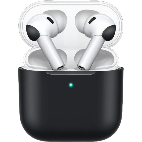 black airpod emoji