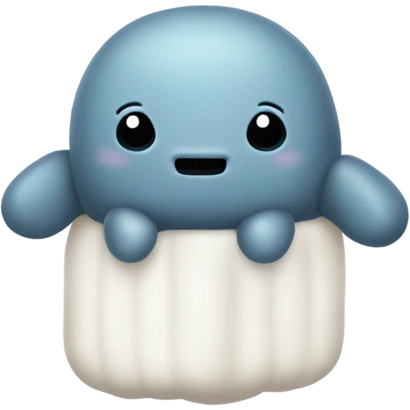 Marshmallow manatee  emoji