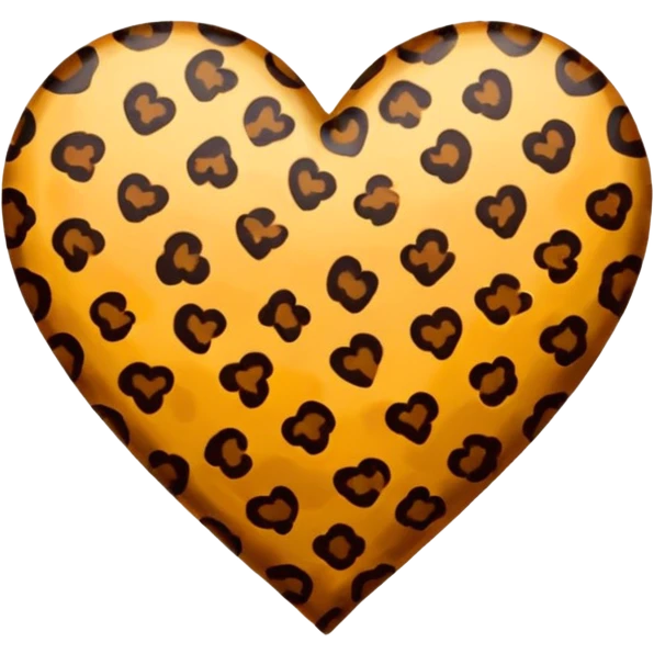Cuore leopardato emoji
