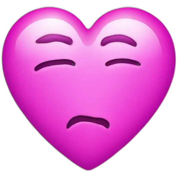 heart with glow emoji