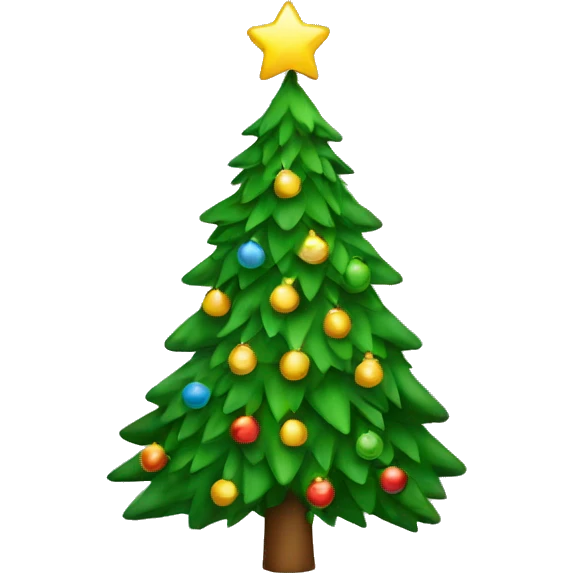 Christmas tree emoji