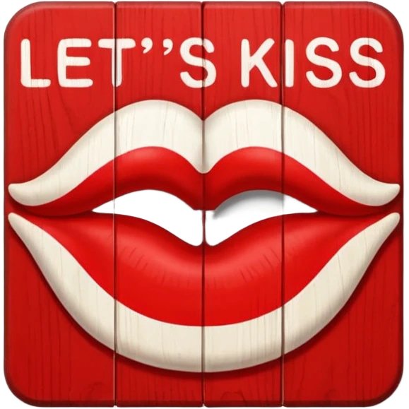 “lets kiss” sign emoji