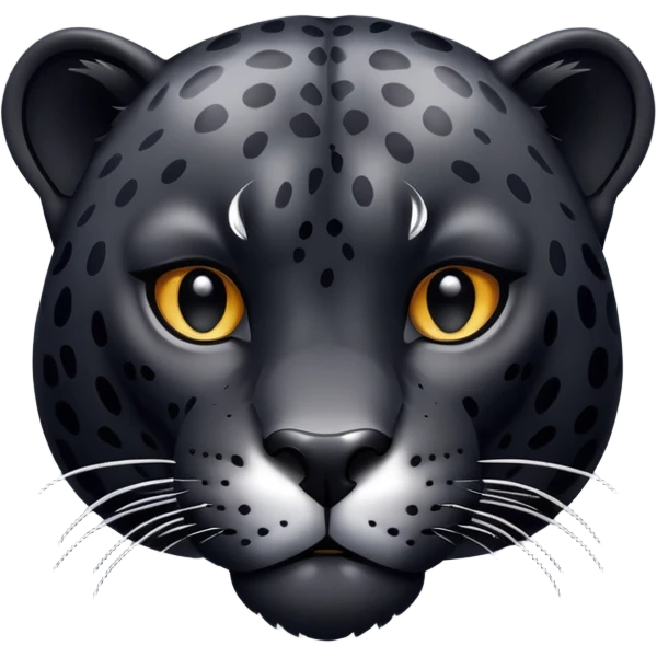 Uma onça negra  emoji