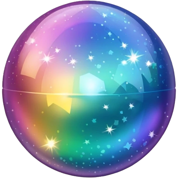 bolinha glitter emoji