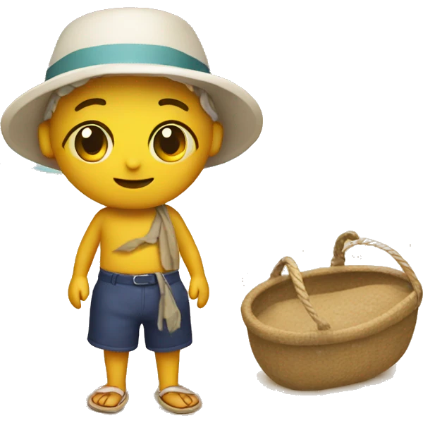 Chat sur la plage emoji