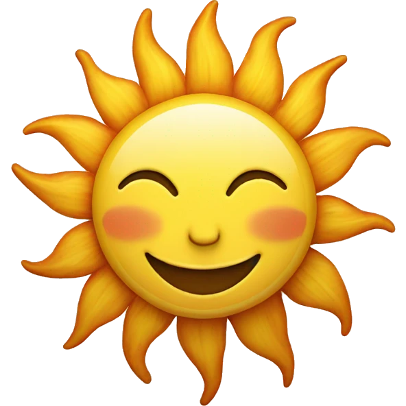 Sun Smiling emoji