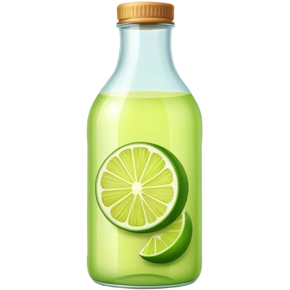 Bottled lime juice emoji