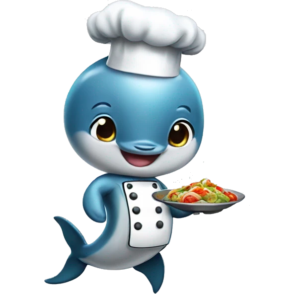 Dolphin Chef emoji