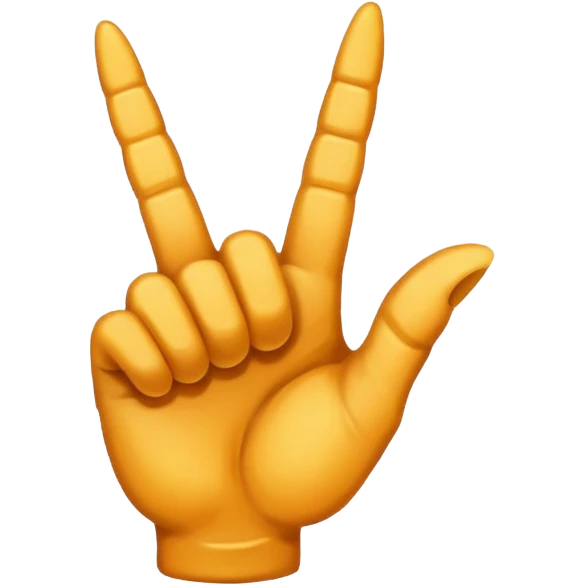 sign of the  horns emoji