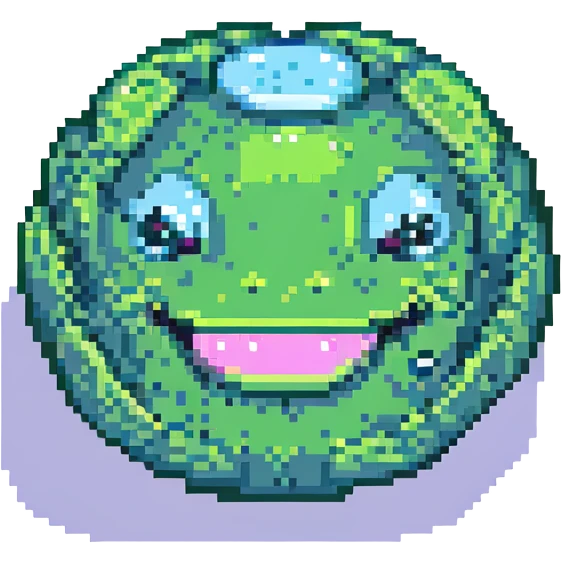 happy slime emoji