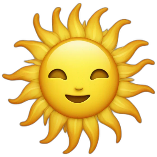 spot sun emoji