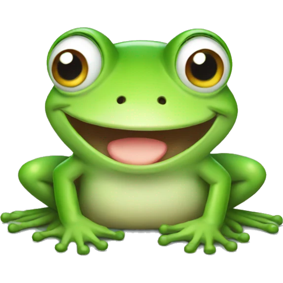 Happy  frog  emoji