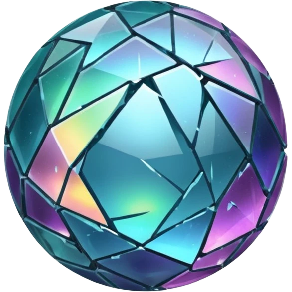 Make a shattered magic orb emoji