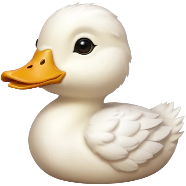baby uhwite duck emoji