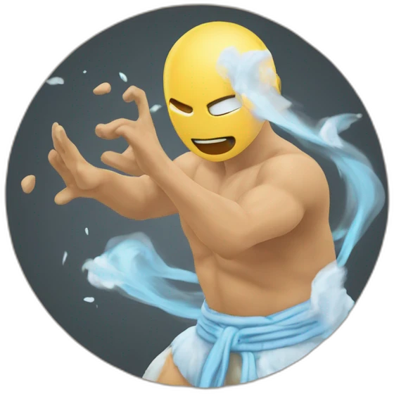 kurililin throwing a kienzan emoji