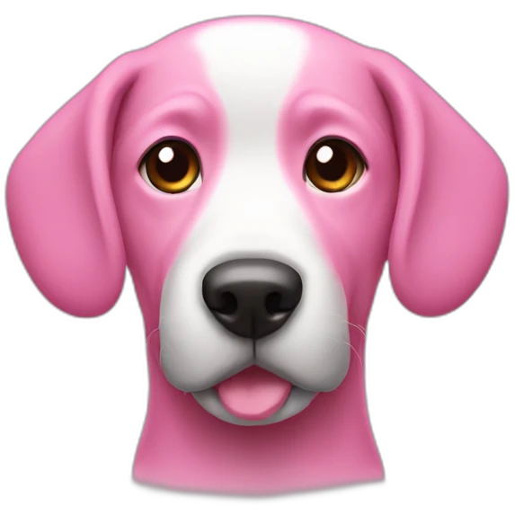 dog pink man emoji