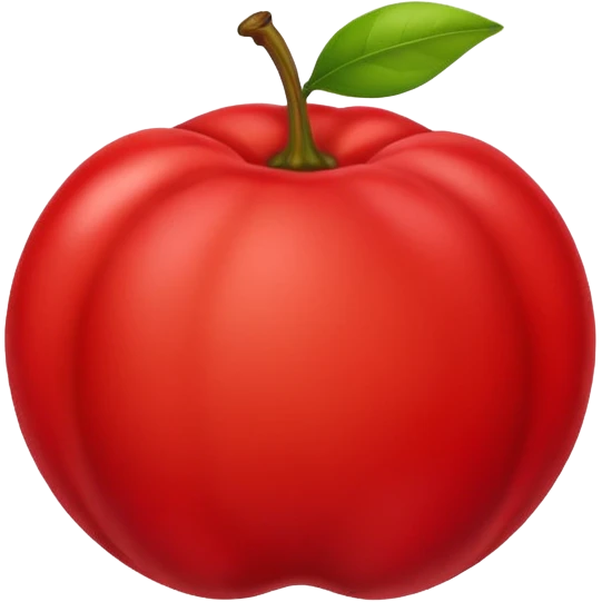 Eu quero um emoji de acerola normal, como todos os outros emojis de fruta emoji