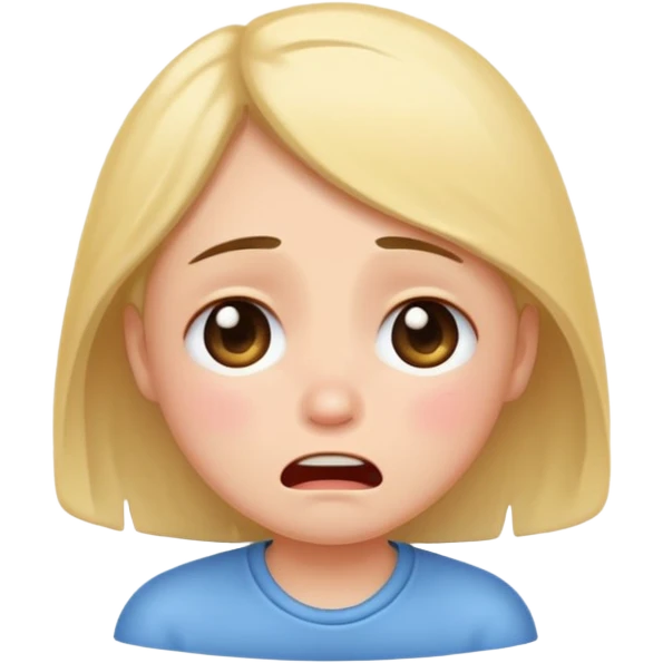 Cute adorable crying  emoji