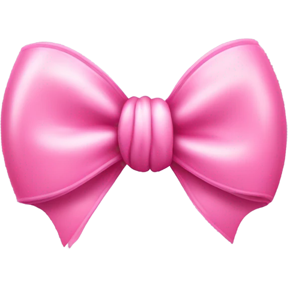 cute pink bow emoji