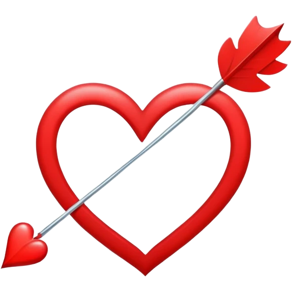 Cupid heart emoji