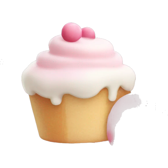 pale pink dessert emoji