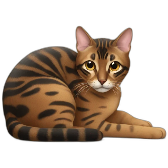 Man-with-dark-hair-with-bengal-cat emoji