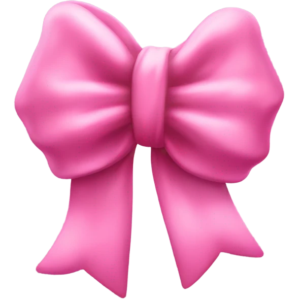 A pretty pink bow that’s very croquette ￼ emoji