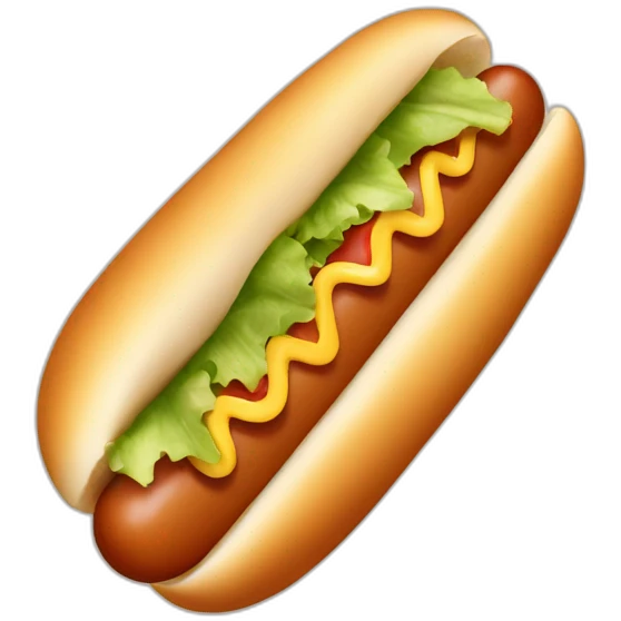 vegetarian hot dog emoji