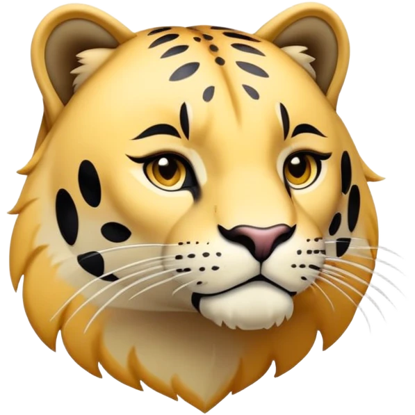 Serce w różową panterkę  emoji