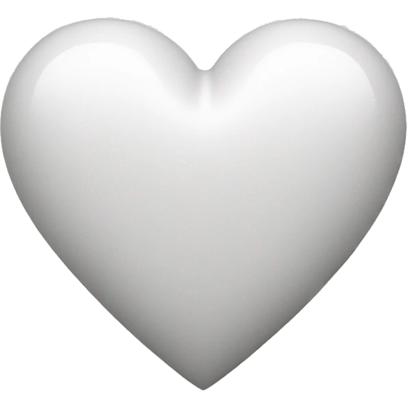 white heart symbol of purity emoji