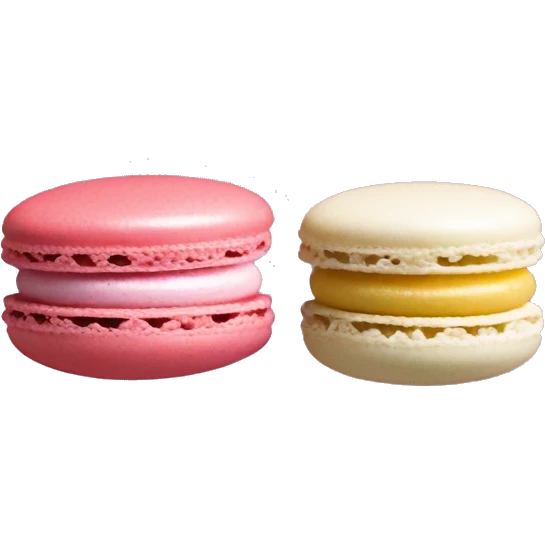 macaron ispahan et mogador Pierre hermé emoji