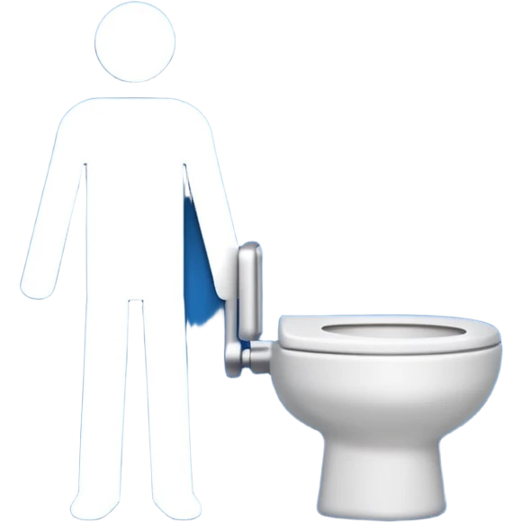 men yazan tuvalet tabelası emoji